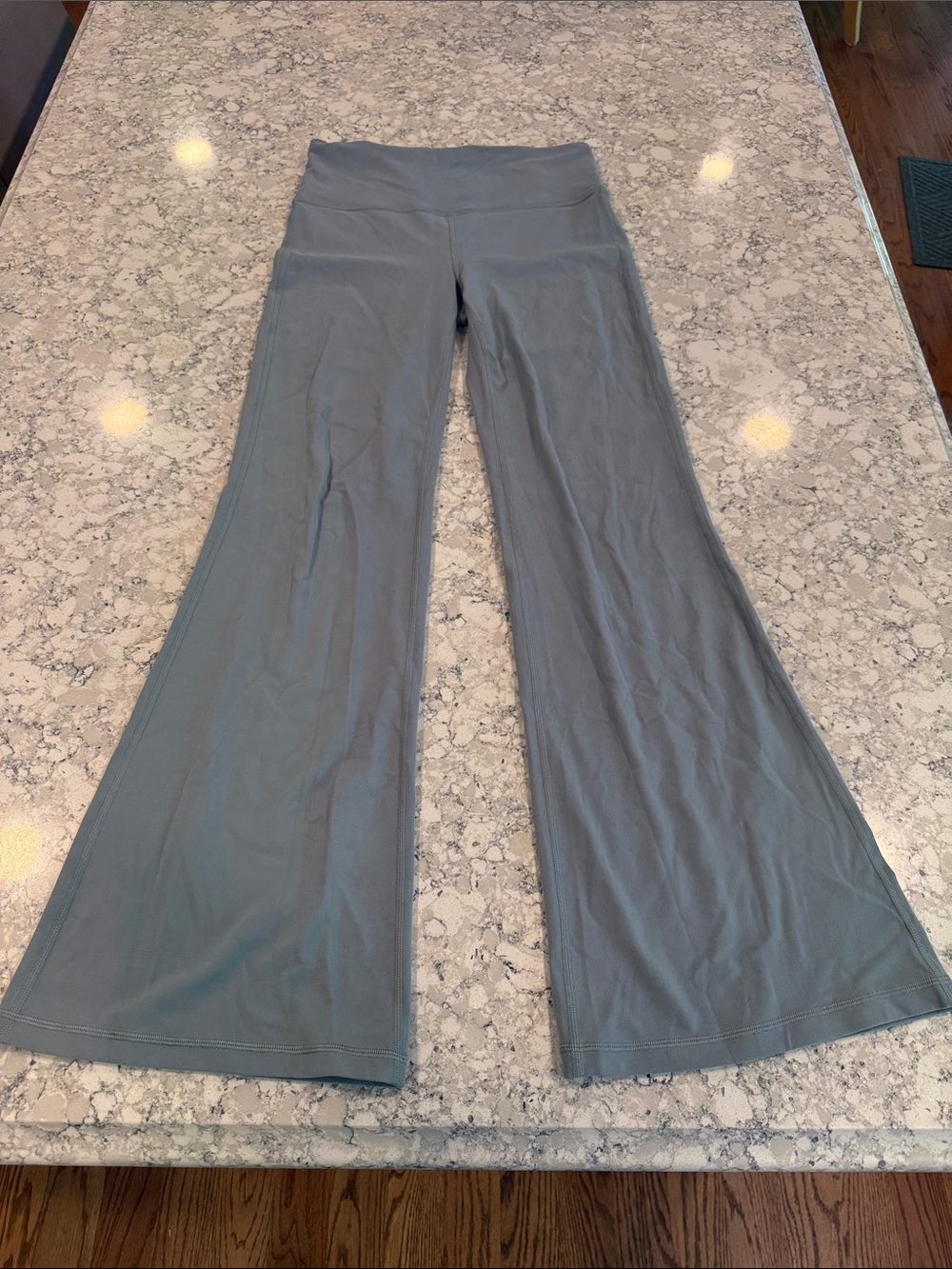 Athleta elation flare pant leggings size M sage green